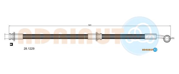 Тормозной шланг   28.1229   ADRIAUTO