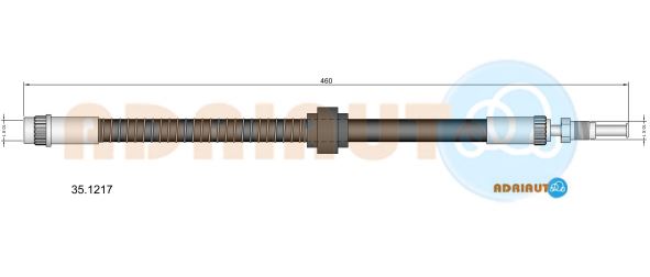 Тормозной шланг   35.1217   ADRIAUTO