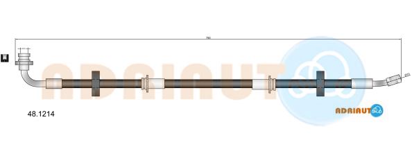 Гальмівний шланг   48.1214   ADRIAUTO