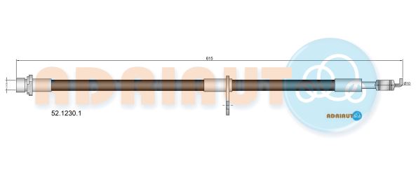 Тормозной шланг   52.1230.1   ADRIAUTO
