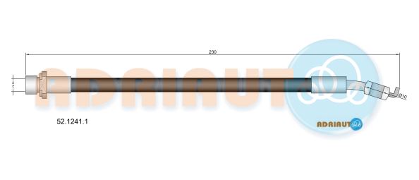 Тормозной шланг   52.1241.1   ADRIAUTO