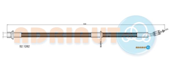 Гальмівний шланг   52.1282   ADRIAUTO