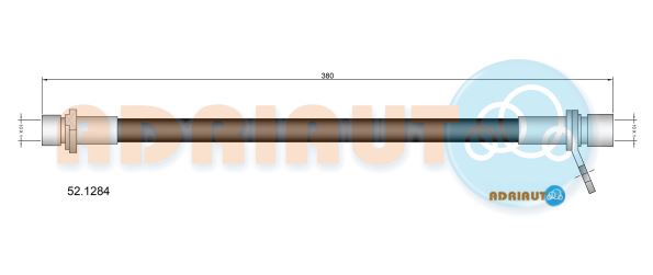 Гальмівний шланг   52.1284   ADRIAUTO