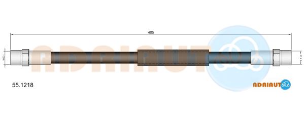 Гальмівний шланг   55.1218   ADRIAUTO