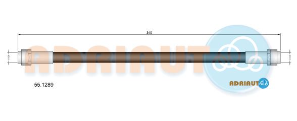Тормозной шланг   55.1289   ADRIAUTO