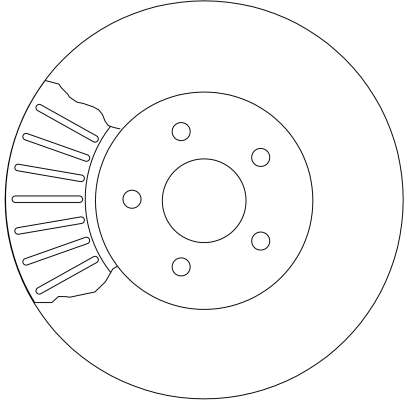 Тормозной диск   DF4147   TRW
