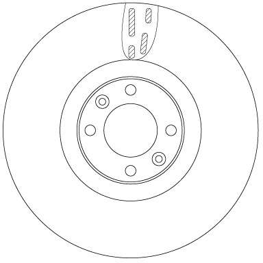 Тормозной диск   DF6140   TRW
