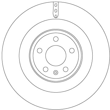 Гальмівний диск   DF6343S   TRW
