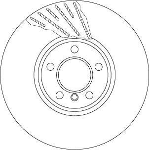 Тормозной диск   DF6612S   TRW