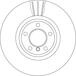 Тормозной диск   DF6615S   TRW