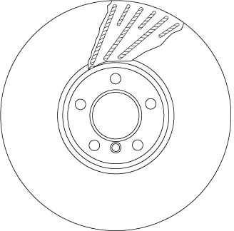 Гальмівний диск   DF6622S   TRW