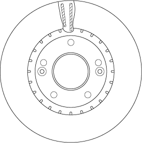 Тормозной диск   DF6628   TRW