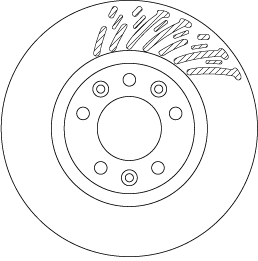 Тормозной диск   DF6657   TRW