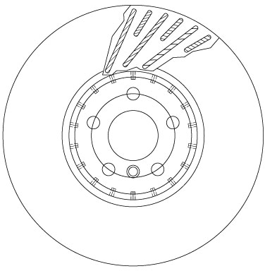 Тормозной диск   DF6890S   TRW