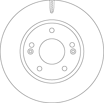 Тормозной диск   DF6936   TRW