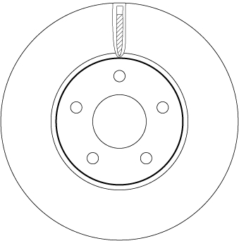Тормозной диск   DF6975   TRW