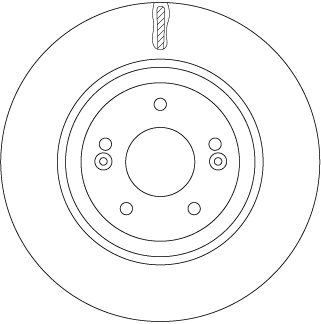 Тормозной диск   DF7592   TRW