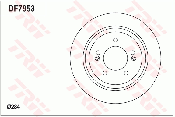 Тормозной диск   DF7953   TRW