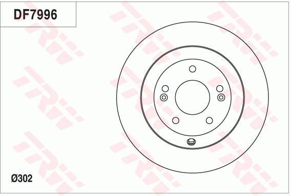 Тормозной диск   DF7996   TRW