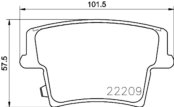 Комплект тормозных колодок, дисковый тормоз   P 11 040   BREMBO