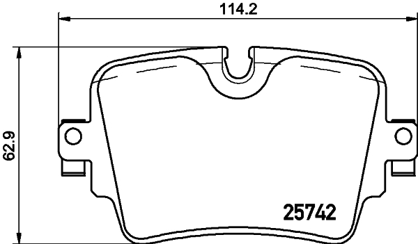 Комплект тормозных колодок, дисковый тормоз   P 36 033   BREMBO