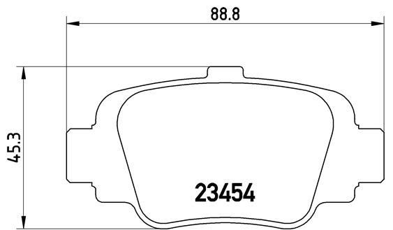 Комплект тормозных колодок, дисковый тормоз   P 56 032   BREMBO