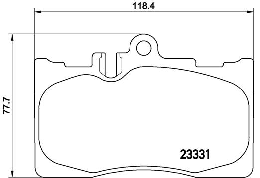 Комплект тормозных колодок, дисковый тормоз   P 83 058   BREMBO