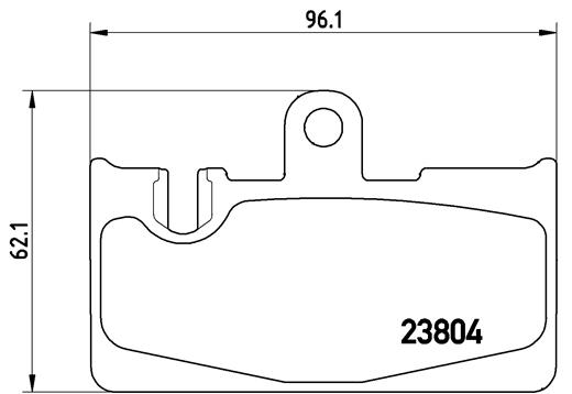 Комплект тормозных колодок, дисковый тормоз   P 83 059   BREMBO