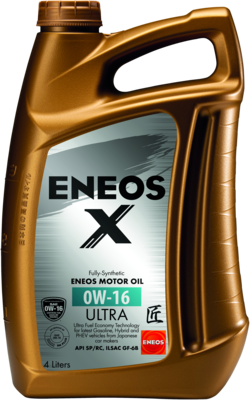 Моторна олива ENEOS X Ultra 0W-16 4 л, EU0020301N