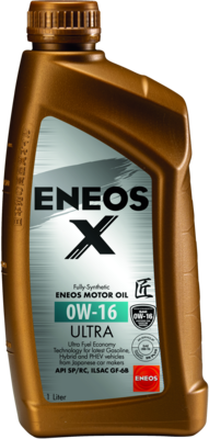 Моторное масло ENEOS X Ultra 0W-16 1 л, EU0020401N