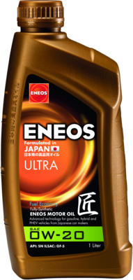 Моторное масло ENEOS Ultra 0W-20 1 л, EU0021401N