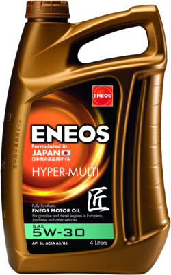 Моторна олива ENEOS Hyper-Multi 5W-30 4 л, EU0033301N