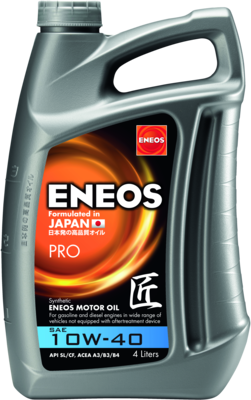 Моторное масло ENEOS PRO 10W-40 4 л, EU0040301N