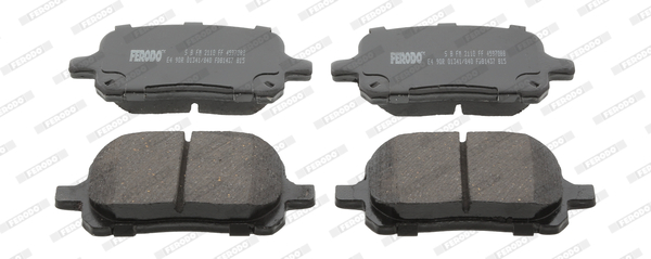 Комплект тормозных колодок, дисковый тормоз   FDB1437   FERODO