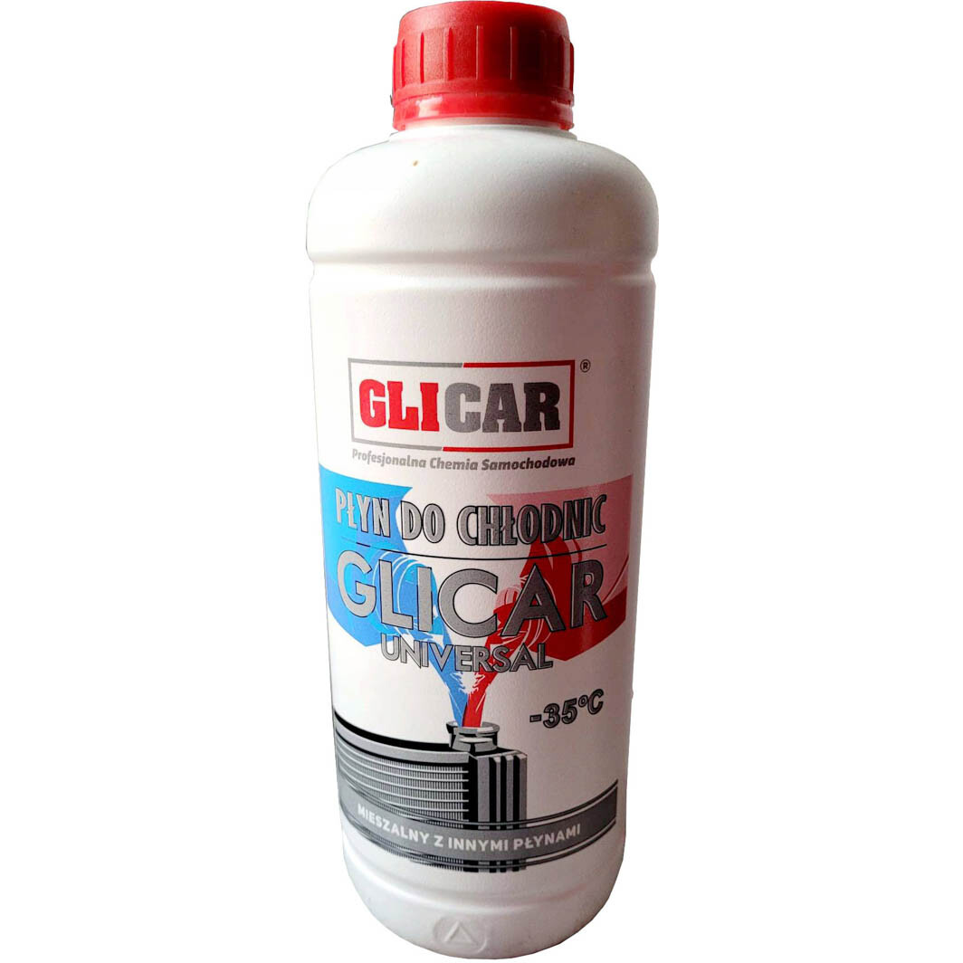 Антифриз GLICAR G12 червоний, готовий до застосування, 1 л, GL120100