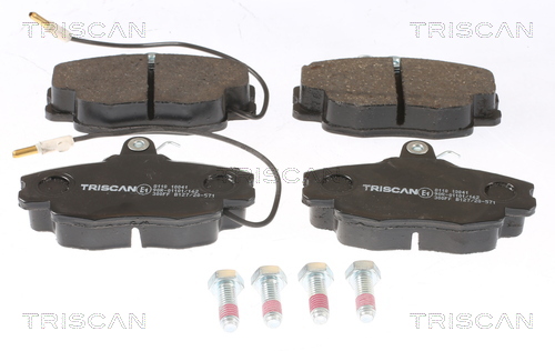 Комплект тормозных колодок, дисковый тормоз   8110 10041   TRISCAN