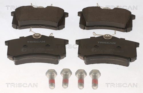 Комплект тормозных колодок, дисковый тормоз   8110 10864   TRISCAN