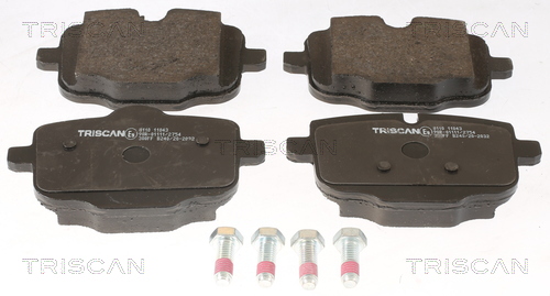 Комплект тормозных колодок, дисковый тормоз   8110 11043   TRISCAN