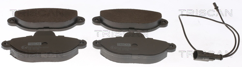 Комплект тормозных колодок, дисковый тормоз   8110 15176   TRISCAN