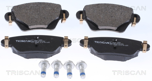 Комплект тормозных колодок, дисковый тормоз   8110 16006   TRISCAN