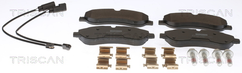Комплект тормозных колодок, дисковый тормоз   8110 16031   TRISCAN