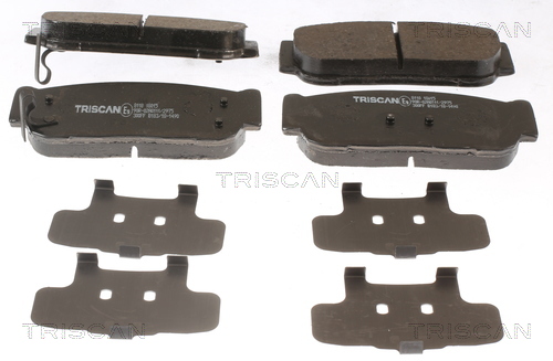 Комплект тормозных колодок, дисковый тормоз   8110 18015   TRISCAN