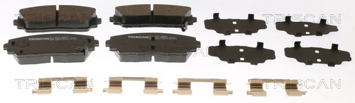 Комплект тормозных колодок, дисковый тормоз   8110 18029   TRISCAN