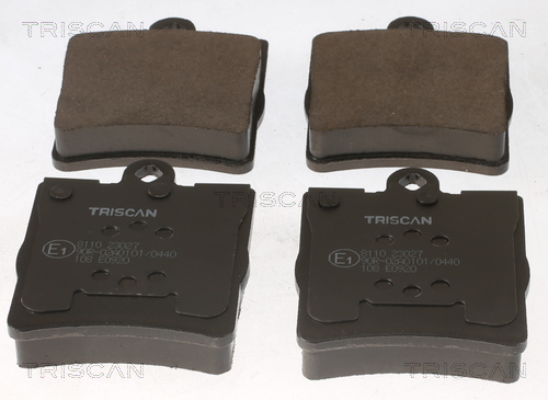 Комплект тормозных колодок, дисковый тормоз   8110 23027   TRISCAN
