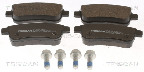 Комплект тормозных колодок, дисковый тормоз   8110 25034   TRISCAN