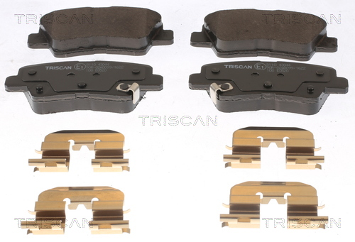 Комплект тормозных колодок, дисковый тормоз   8110 43044   TRISCAN