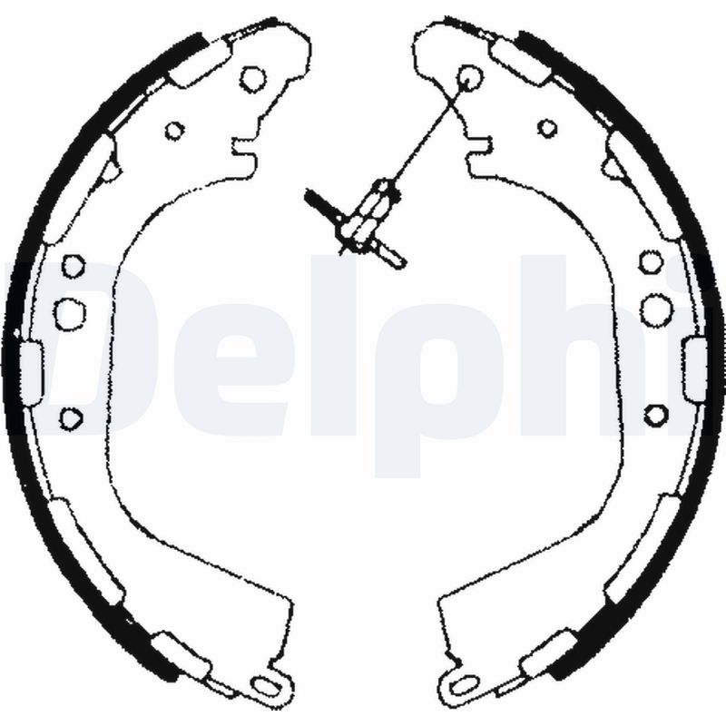 Комплект тормозных колодок   LS1709   DELPHI