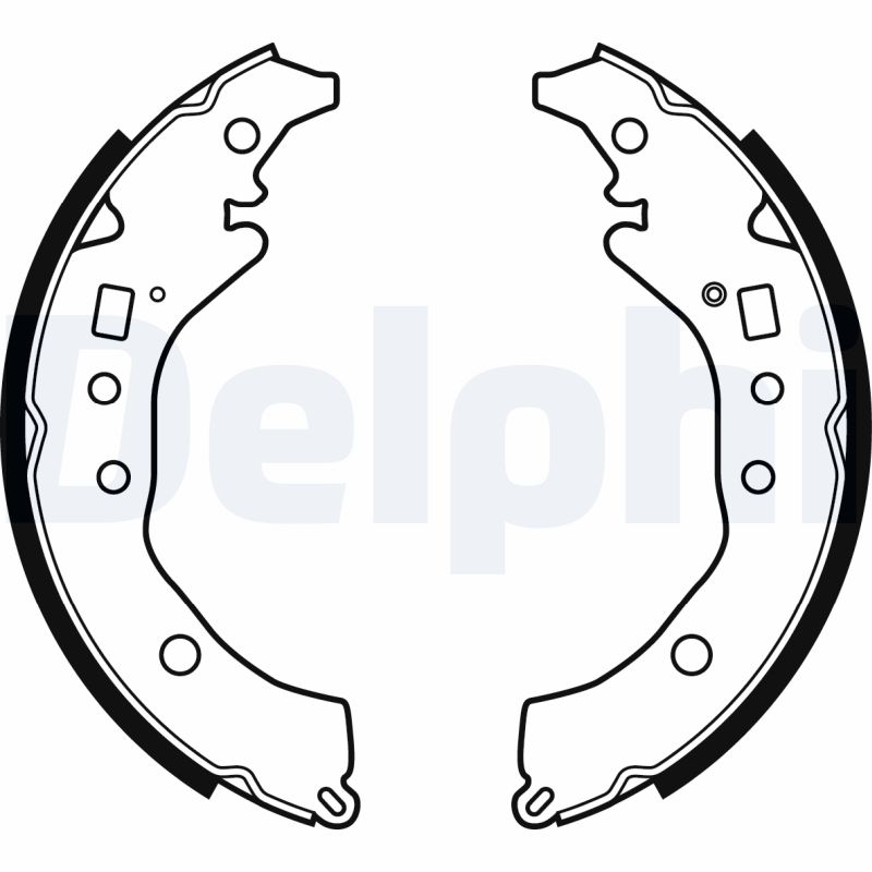Комплект гальмівних колодок   LS2079   DELPHI