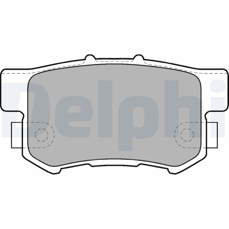 Комплект тормозных колодок, дисковый тормоз   LP1507   DELPHI