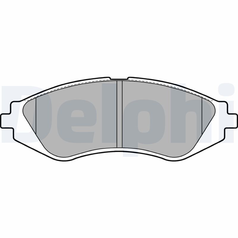 Комплект тормозных колодок, дисковый тормоз   LP1779   DELPHI